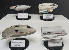 Custom Display Stands With Nameplates For Eaglemoss Star Trek Shuttlecraft Sets picture