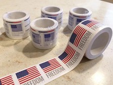 5 Rolls Of 100 2024 U.S. Flag First Class US Postage Stamps 500PCS picture
