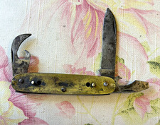 Vintage Kutmaster Utica NY 4-Blade Scout Camp Pocket Knife - As Is/Restoration picture