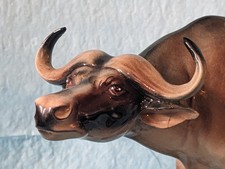 Rare 1955  Hagen Renaker DW Cape Buffalo with Name Sticker picture