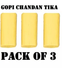 Gopi Chandan Tilak Natural Stone Scented Gopi Chandan Tika Pack of 3 Tika picture
