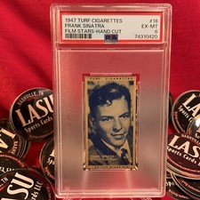 1947 Turf Cigarettes Film Stars Frank Sinatra #16 PSA 6 Low Pop picture