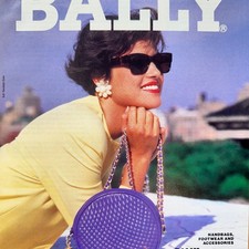 1991 Bally Of Switzerland Shops Vintage Print Ad Women’s Fashion Advert Art picture