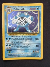 Poliwrath 13/102 Base Set Holo Rare NM/LP picture