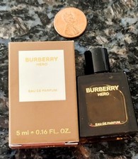 Burberry HERO Men's COLOGNE Splash EDP Mini TRAVEL Size *NEW BOX* 0.16 oz 5ml picture