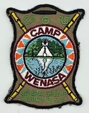 Vintage Camp Wenasa General Greene Council BSA Boy Scout Embroidered Patch picture