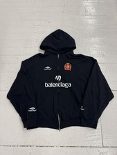 Balenciaga Paris Soccer Medium Fit Zip-Up Hoodie picture