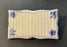 18 VINTAGE NAME / PLACE CARDS Hand Painted Fine Bone China ~ Made in Philippines picture