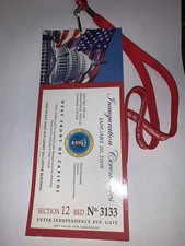 44th President Inauguration Ticket Barack Obama Michelle Presidential Center '26 picture