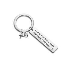  Tractor keychain I Love You More Than You Love I Love Tractor Keychain picture