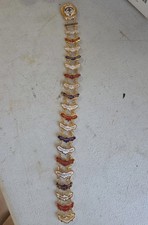 Vintage Baptist Sunday School 22 Year Perfect Attendance Medal Chain Ladder picture