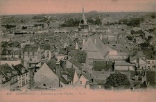 Compiègne France Panorama Taken From Church Vintage Postcard picture