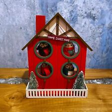 Target Spritz Wondershop 2018 Birdhouse W/ 4 Mini Birds Christmas Holliday RARE picture