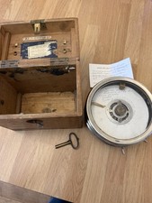 Vintage Toulet Pigeon Racing Clock Timer No. 140113 Wooden Cased With Key Papers picture