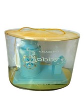 Vtg NOS 1950s Amazing Bobby Pin Up dispenser Atomic Blue MCM 50s New Tuppercraft picture