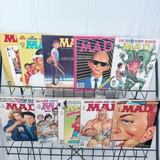 Vintage MAD Magazine 263-272 Lot 1986-87 10 Issues Hulk Hogan Max Headroom Alien picture