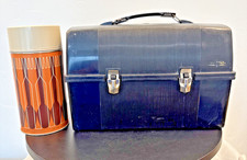 VTG '71 King Seeley THERMOS BRAND Lunchbox  W/ 16oz Glass Thermos Made in USA* picture