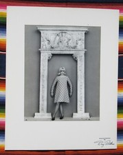 PAIR WILD VINTAGE 60S FASHION PHOTOGRAPHS DOUG WILKINS SIGNED MID CENTURY MODERN picture