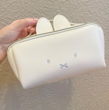 Miffy Wide-open Face Pouch Cosmetic Pouch case Makeup White picture