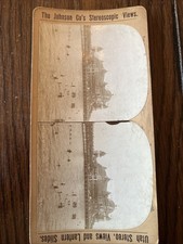 Rare Antique 1890s Utah Stereoview Saltair Beach Resort Pavilion Johnson Co picture