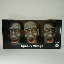 Spooky Village Halloween Zombie Pathway Markers with Light and Sound 60 inches picture