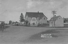 Brooklin ME Maine Street View Store & Post Office Real Photo Postcard Copy picture