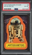 1977 Topps Star Wars Stickers Artoo-Detoo #6 PSA 6 EXMT picture