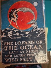 Vintage Mermaid Sign. $28.99 or best offer picture