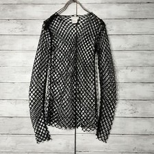 Dries Van Noten Women Top Long Sleeve Cut And Sew Mesh Knit Polyester Limited Ed picture