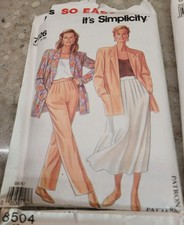 Lot-84 Vintage Sewing Patterns Style, McCalls, Vogue, Butterick, etc. 1985-1995 picture