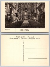 Montserrat Basilica Interior Postcard picture