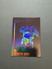 DR DOOM 1991 Impel Marvel Hologram Card, Doctor, #H-4 Victor Von Doom picture