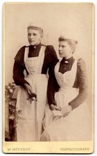 CDV of Two Women in Servant/Maid/Occupational Attire picture