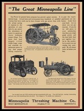 1912 Minneapolis Threshing Machine Gas & Steam Tractors NEW Metal Sign: 12x16