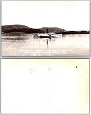 RPPC Steamer J T Morse Southwest Harbor ME Photo Postcard picture