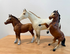 Vintage Breyer Lot of 3 Valuable Collectables- Pearly, Chalky and Signed picture