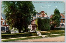Lansdowne Pennsylvania PA Owen Residence Historic House Postcard c1910s picture