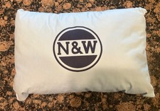 Excellent Vintage Original Norfolk & Western N&W Railroad Train Car Pillow picture