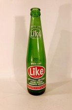 Vintage 1963-69 7-UP Diet Like Made With Cyclamate Green Glass 10 OZ Bottle picture