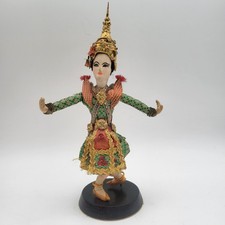 Vintage Oriental Thailand Traditional Dance & Costumed 8