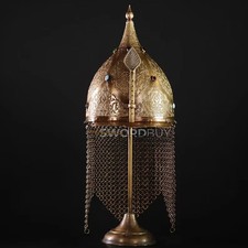 Vintage Ottoman Islamic Kufic Helmet Khula Khuda with engravings antique look picture