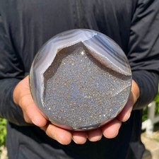 1.82LB Natural Amethyst Agate Opening Smile Quartz Cluster Crystal Specimen Heal picture