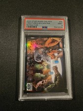 2022 Topps STAR WARS GALAXY Creatures of the Cantina Refractor PSA 9  picture