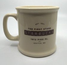 Vintage Starbucks First Store Pike Place Market Est 1971 Coffee Mug Made in USA picture