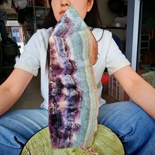 13.2LB Restoration of Natural Colored Fluorite Crystal Specimens 6000g picture