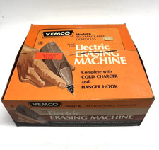 Vintage NOS VEMCO Model B Rechargeable Cordless Electric Erasing Machine picture