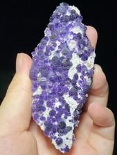 Exquisite Natural Purple Botryoidal Fluorite Mineral Specimen, Guizhou, China picture