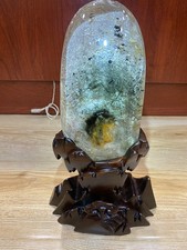 10.4LB RARE Natural Green Rutilated Quartz Rough crystal Mineral specimens Decor picture