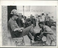 1965 Press Photo Robert Pena, American Soldier Stationed in Dominican Republic picture