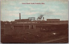 Vintage FOSTORIA, Ohio Postcard 